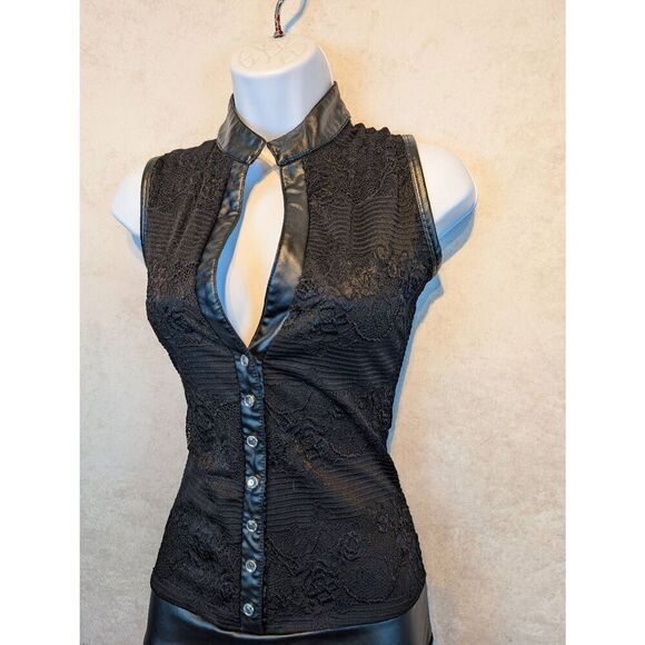 Metrofive Sheer back, low-cut mini dress. Small - Picture 2 of 6